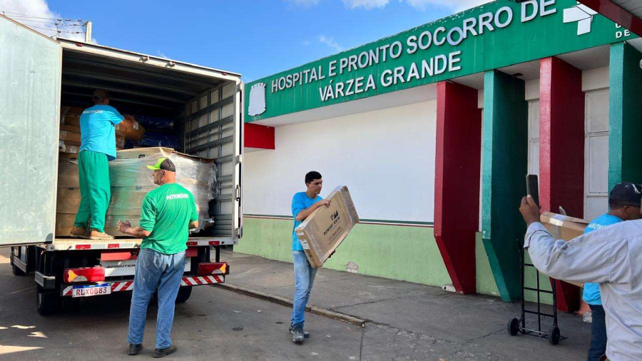 Pronto-Socorro de Várzea Grande recebe 14 camas elétricas para qualificar atendimento