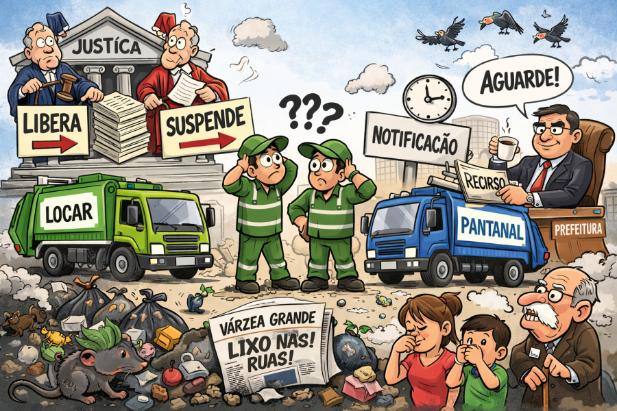 Decisão sobe, decisão desce e o lixo fica