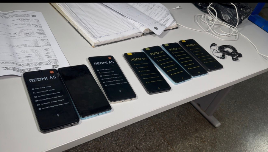Polícia Penal frustra entrada de sete celulares no Presídio Ahmenon Lemos