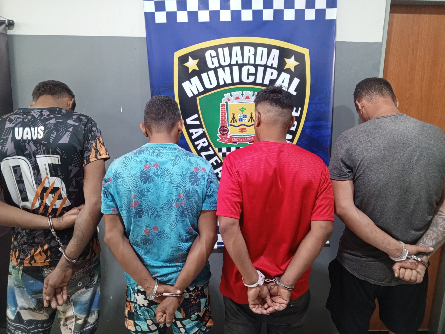 Guarda Municipal prende quatro suspeitos de furtos em lojas na região central