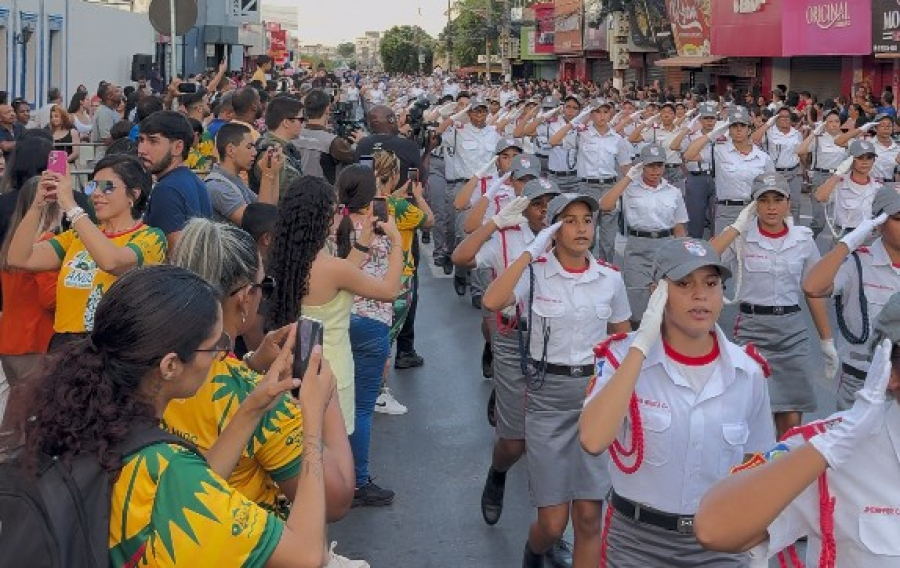 Várzea Grande comemora 159 anos com desfile cívico-militar voltado ao protagonismo feminino