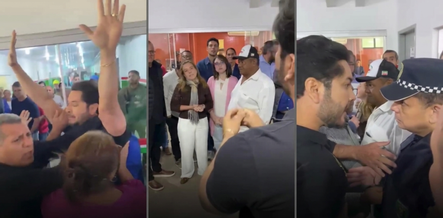 Visita da prefeita à Câmara de Várzea Grande termina em bate-boca e quase agressão