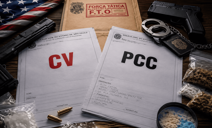 EUA passam a tratar PCC e Comando Vermelho como organizações terroristas