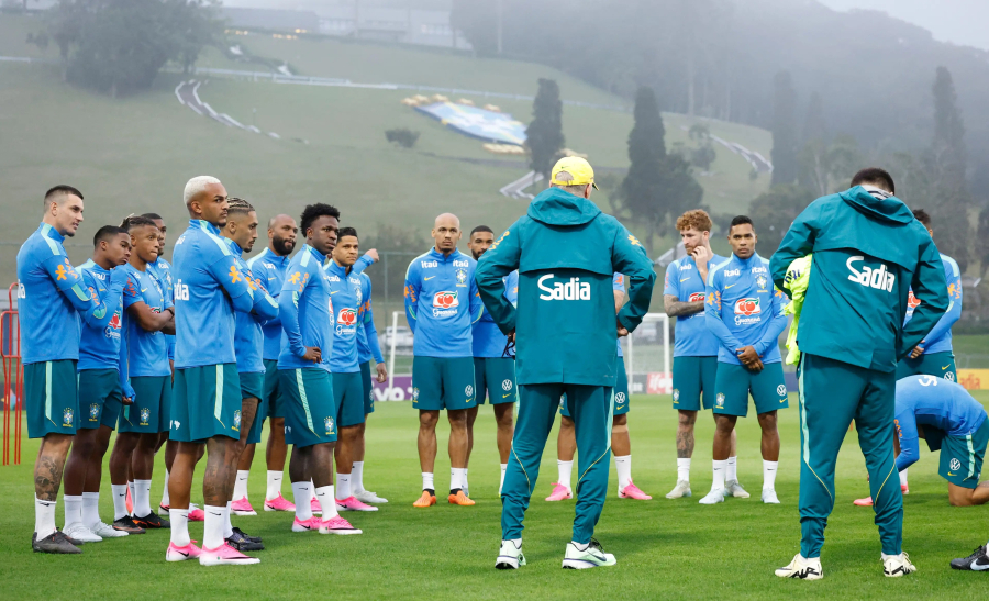 Seleção Brasileira encerra preparação para amistoso contra o Egito