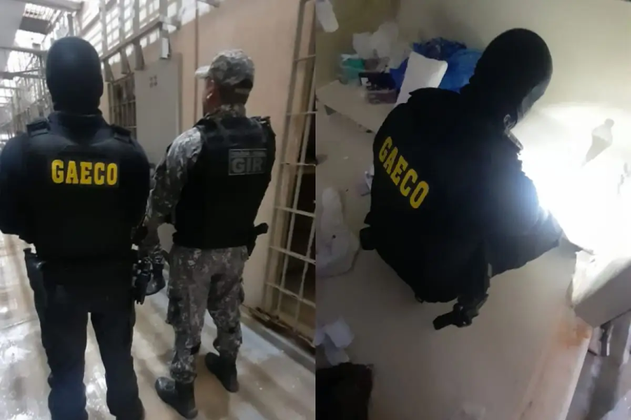 'Bíblia do crime' é encontrada em cela da PCE durante operação do Gaeco